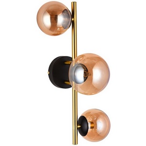 Потолочная люстра на штанге Arte Lamp Gemini A2243PL-3PB (плафоны шарики)